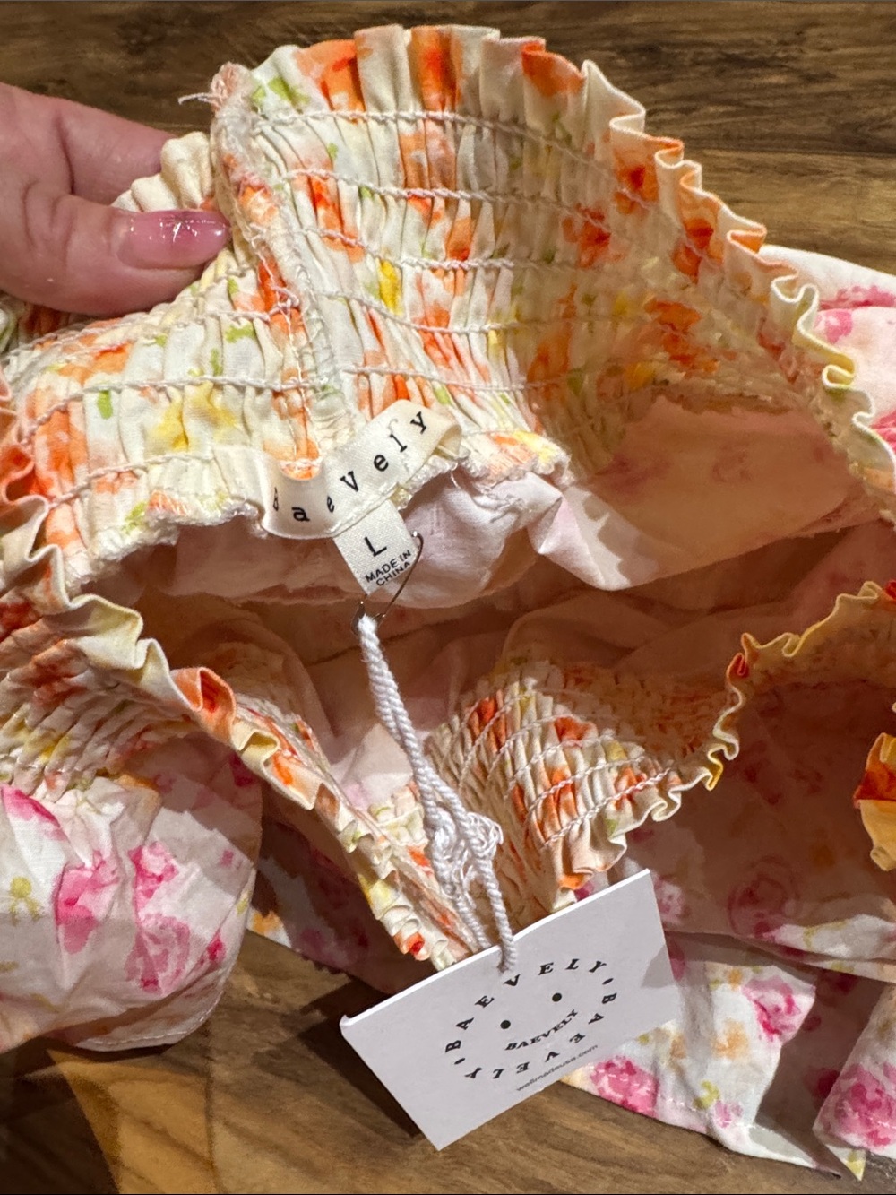 Bevly Floral skirt — Pink, Orange & Yellow